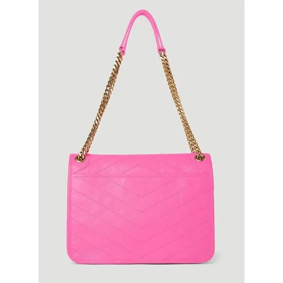 SAINT LAURENT Niki Shoulder Bag in Pink - Picture 5 of 7